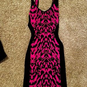 Bebe bandeau bandage bodycon animal print
